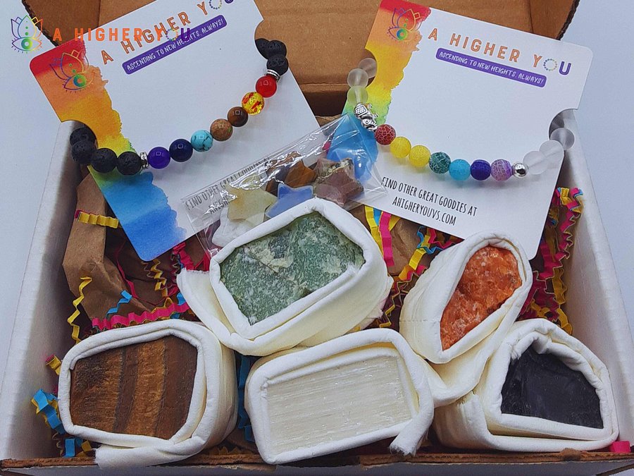 11 pc Confidence Gift Set with Bonus | Courage in a box | Crystal Intention set product image (1)