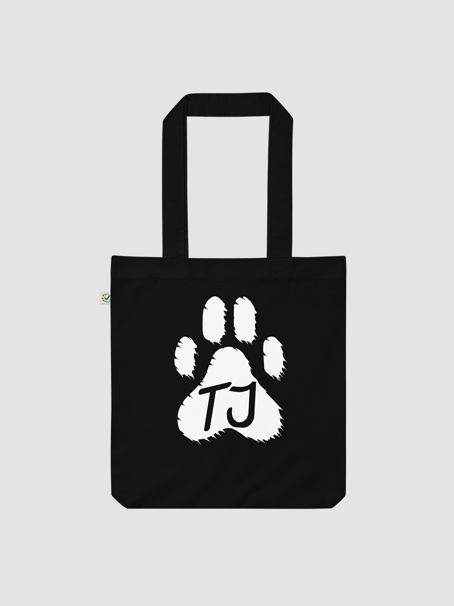 TJ Paw Organic Fashion Tote Bag (white detail) product image (1)
