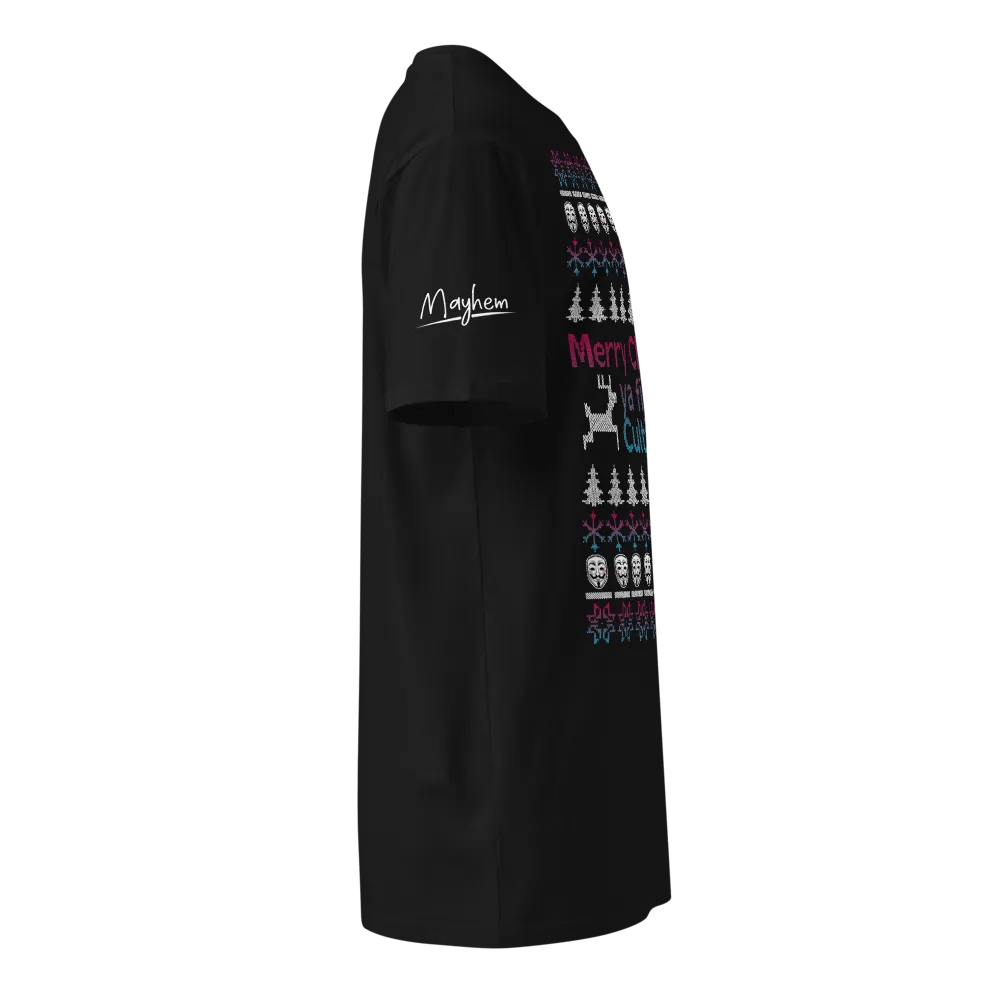 Merry Christmas Ya Filthy Cultists! Ugly Christmas Sweater Tee product image (4)