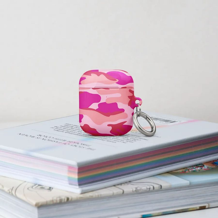 Pink Camo AirPod Case product image (11)