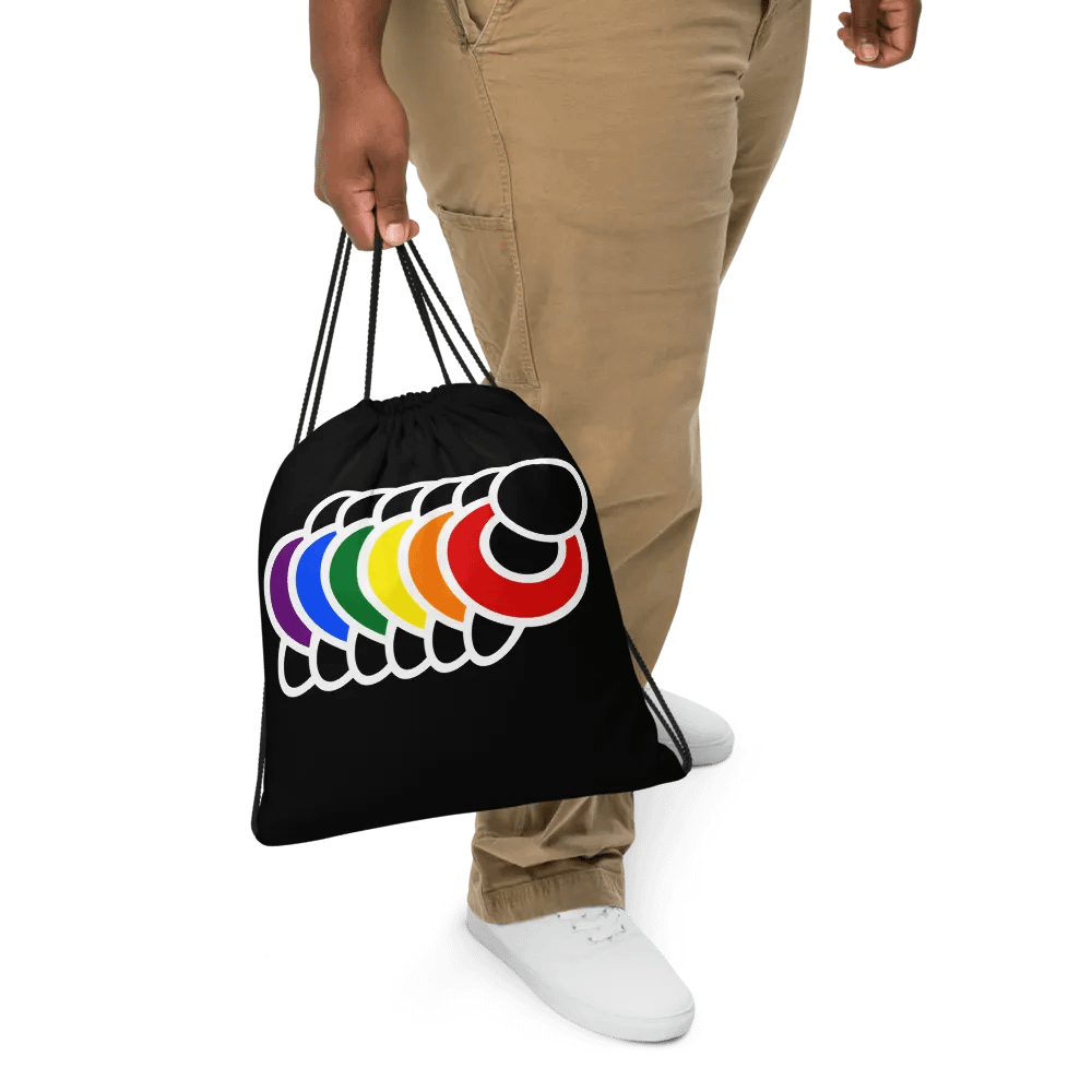 PRIDE - Rainbow Logo (Drawstring Bag) product image (5)