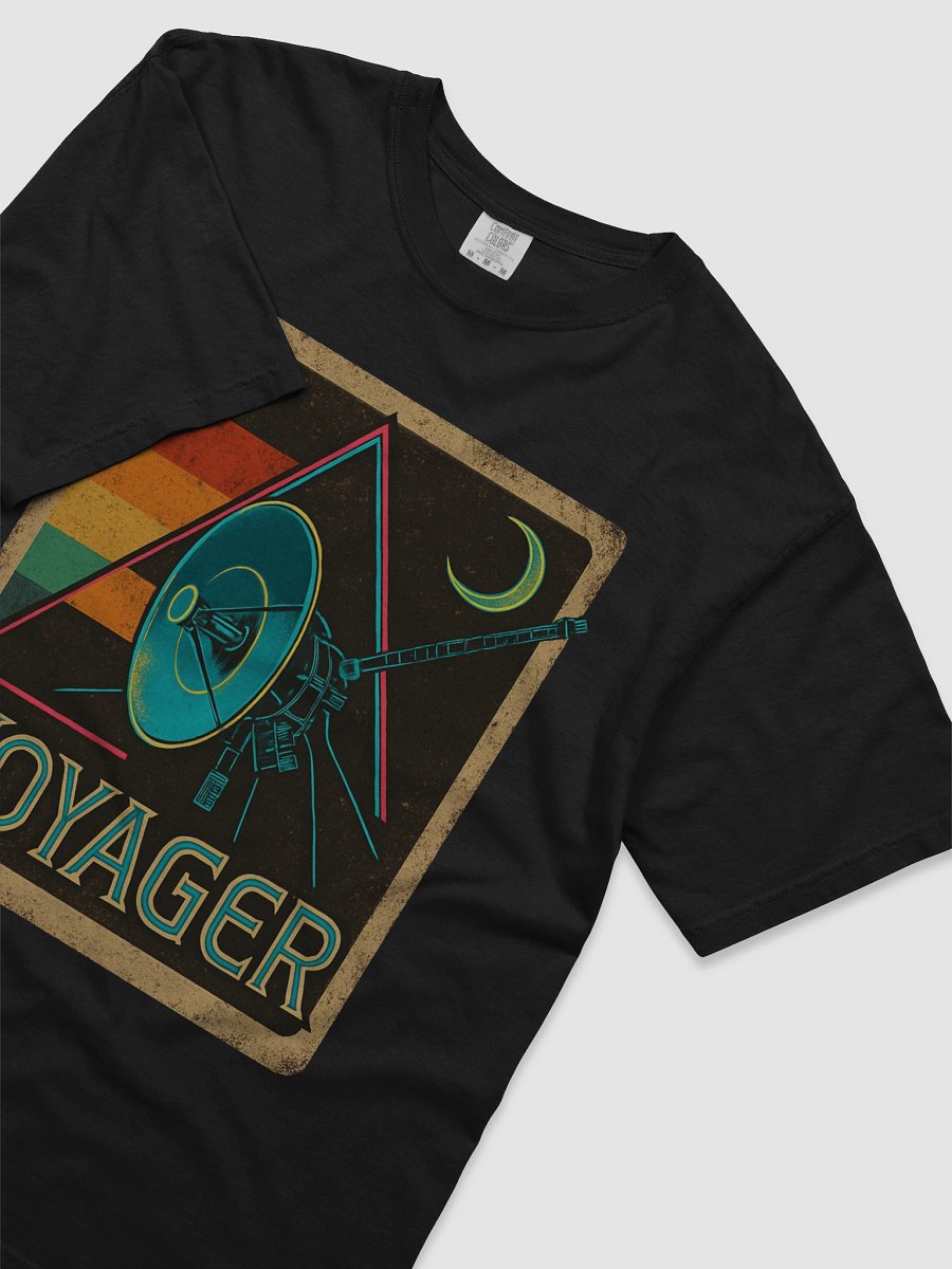 Voyager Retro Space T-Shirt – Vintage NASA Deep Space Probe Tee | 70s Sci-Fi Inspired product image (3)