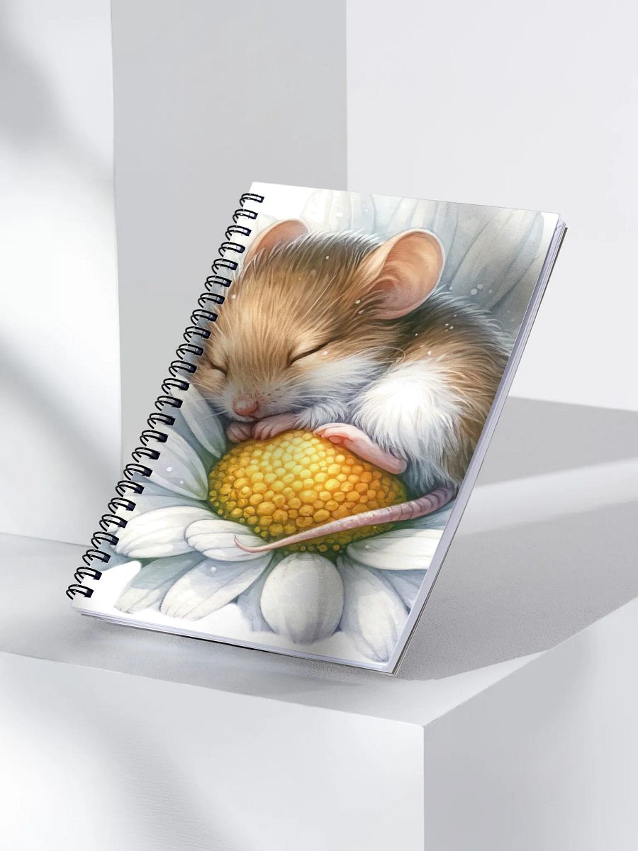 Dreamy Daisy Mouse Spiral Notebook product image (5)