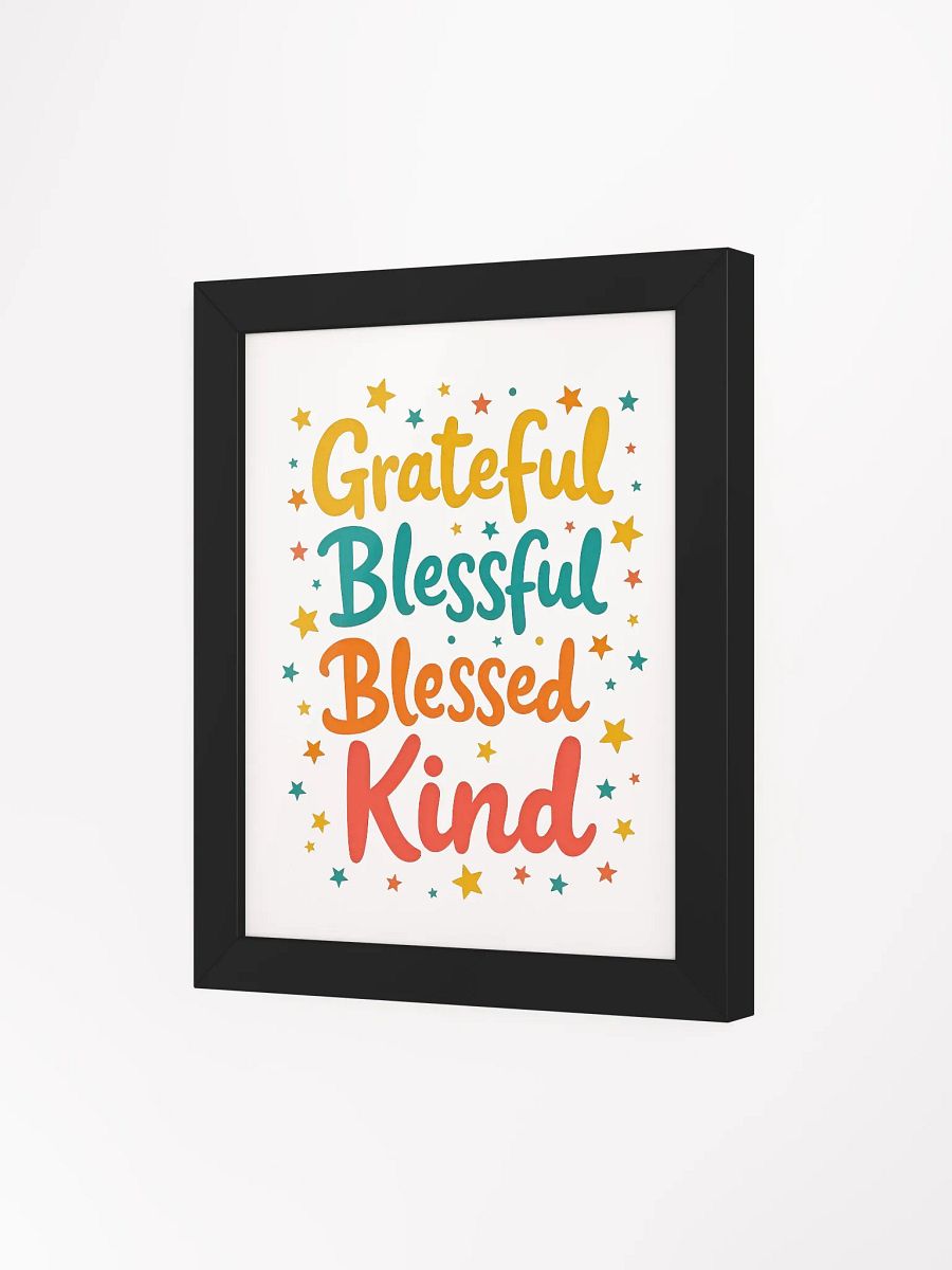 Blessed Words Framed Poster product image (3)