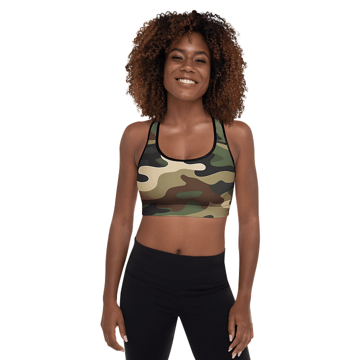 Padded Sports Bra camo product image (1)