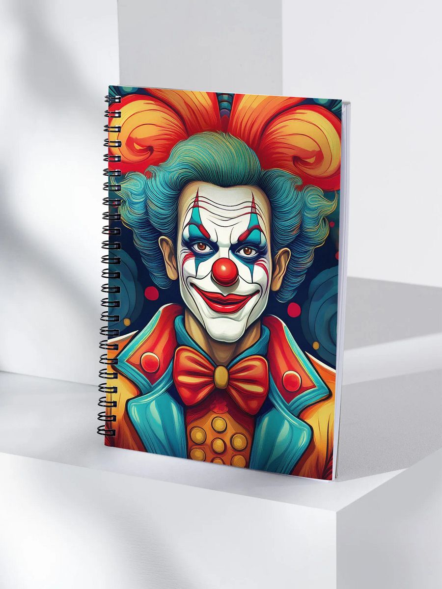 Spiral Notebook male vice clown product image (4)