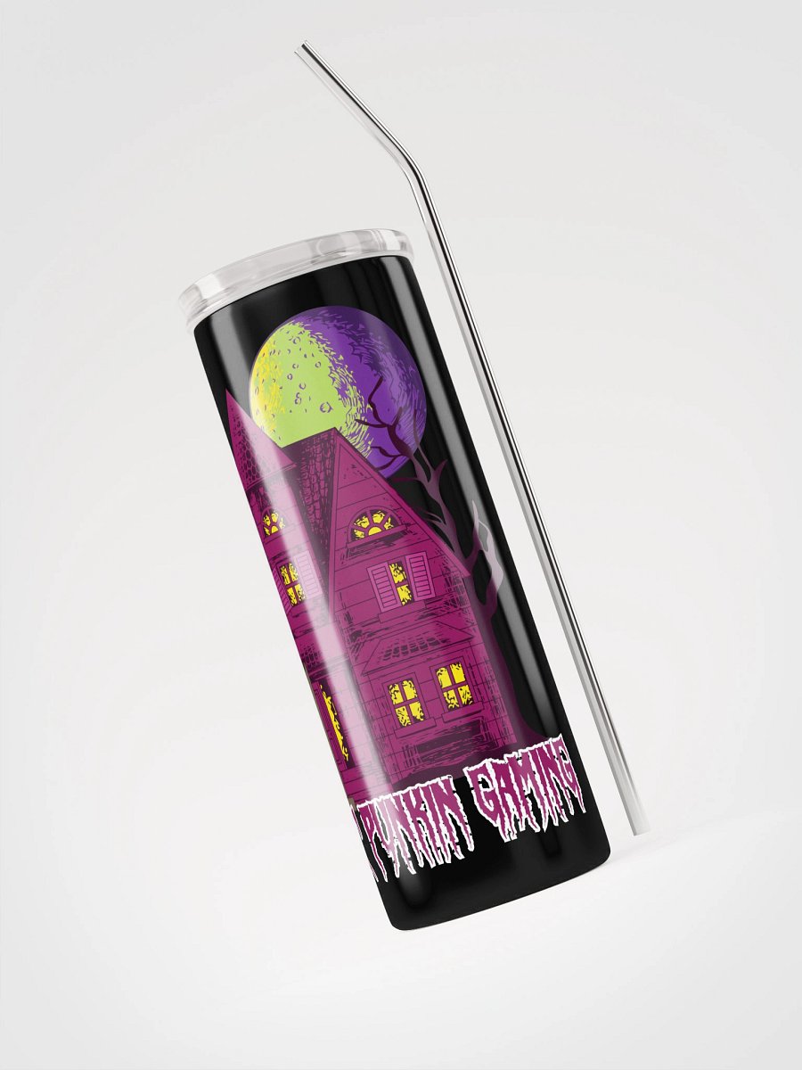 Gothic Punkin Haunted House Stainless Steel Tumbler product image (3)