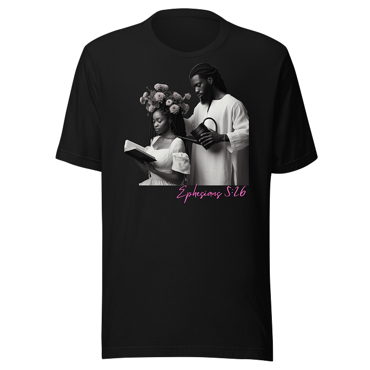Ephesians 5:26 Black T-Shirt product image (1)