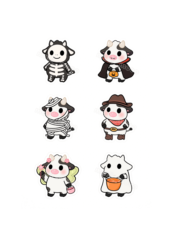 Trick-or-Moo Sticker Sheet product image (1)