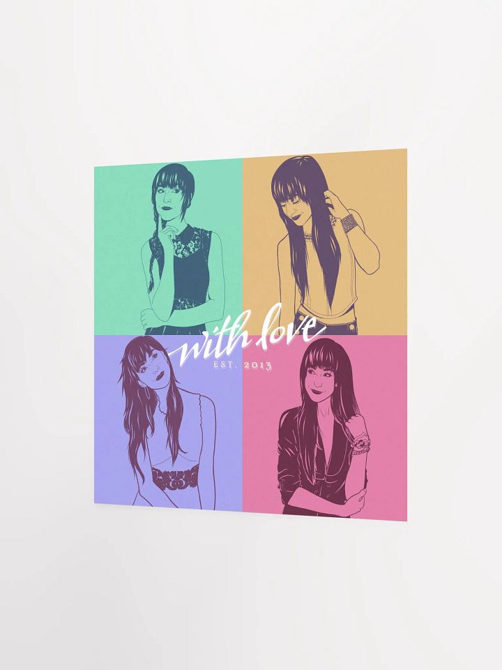 With Love Pop Art Poster product image (2)