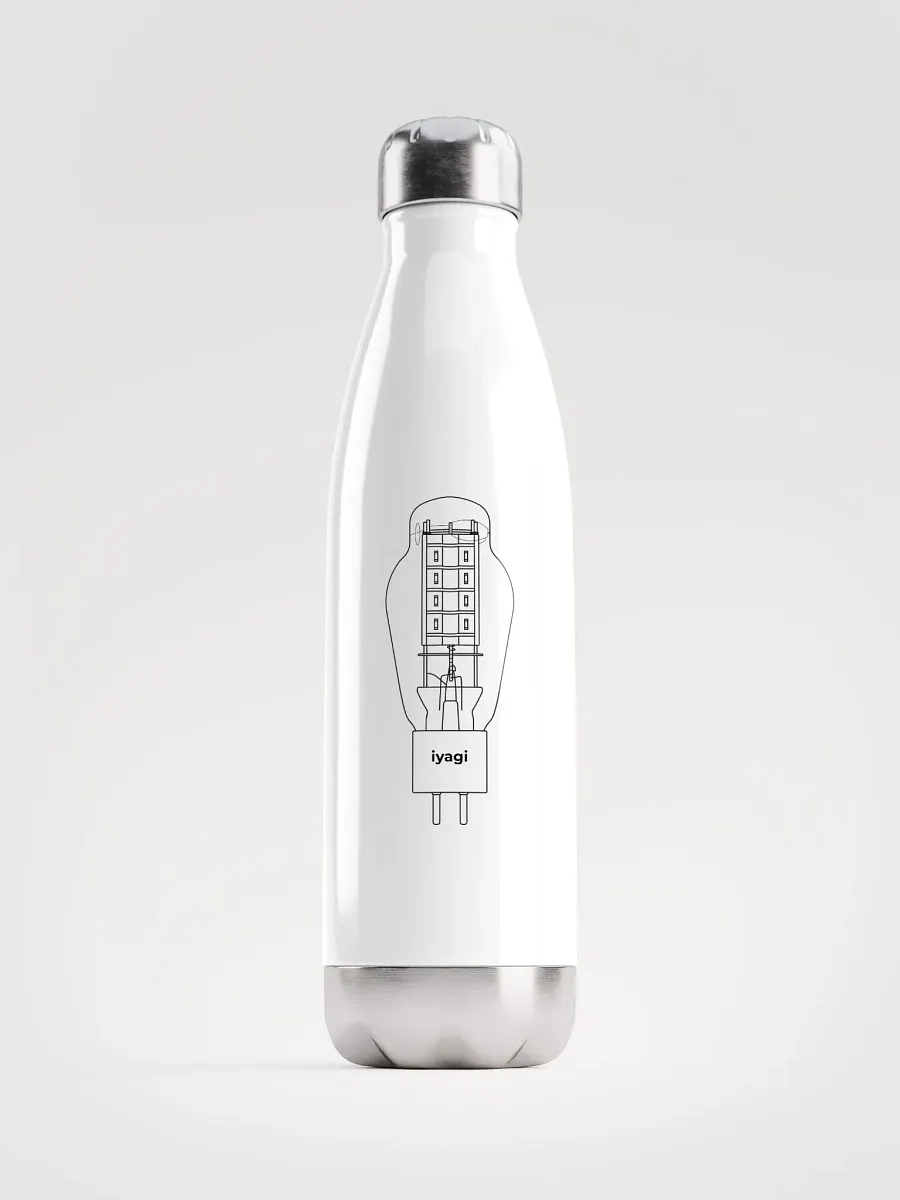 iyagi 300B Tube Stainless Steel Water Bottle (white) product image (3)