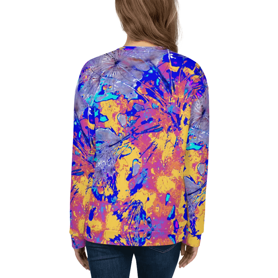 Vibrant Abstract Dandelion Seeds Unisex Sweatshirt product image (8)