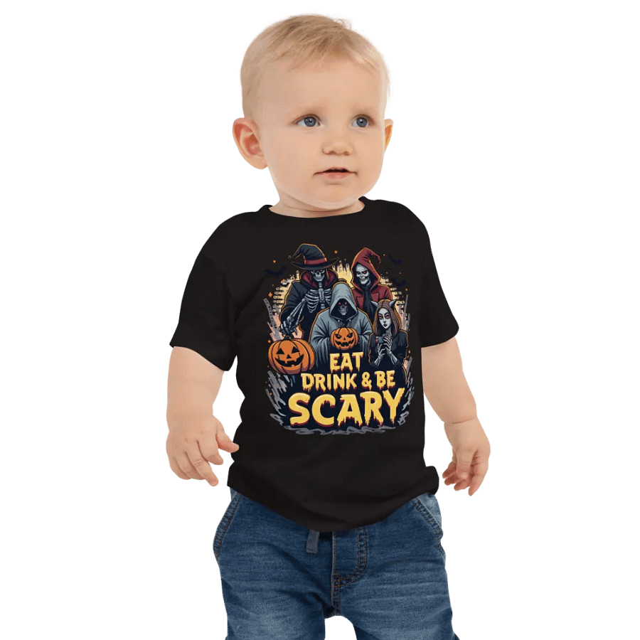 Eat Drink & Be Scary Baby Tee product image (1)