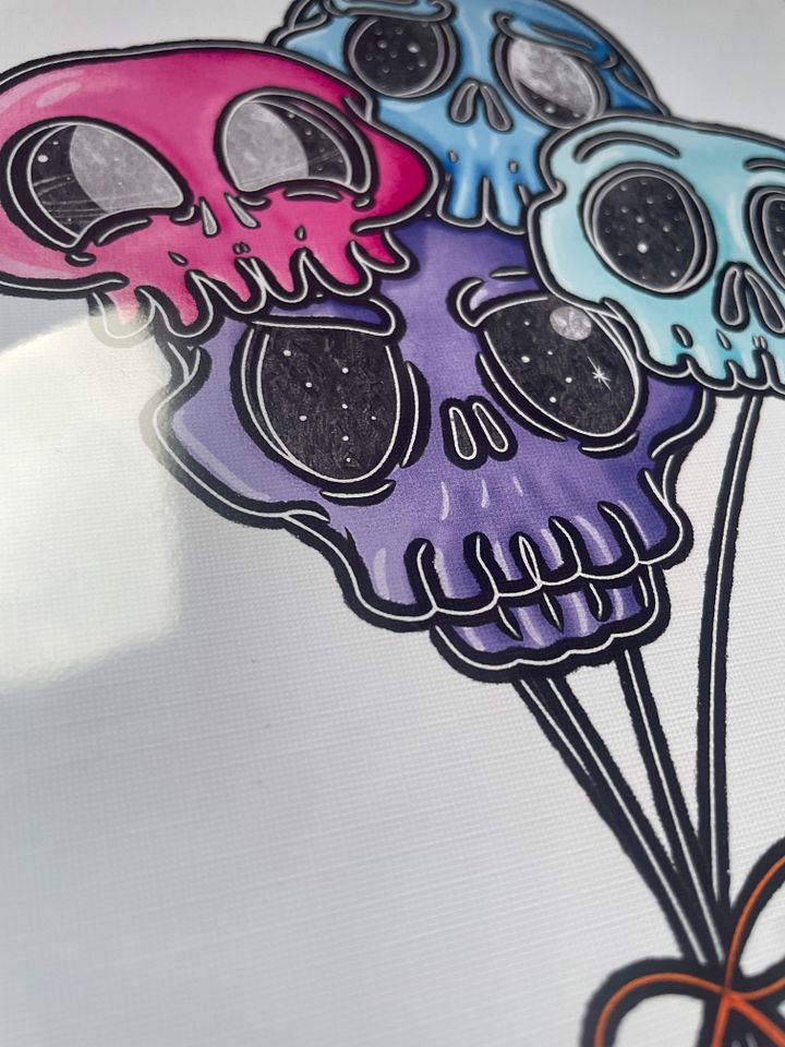 Skulloons A6 Fine Art Print product image (2)
