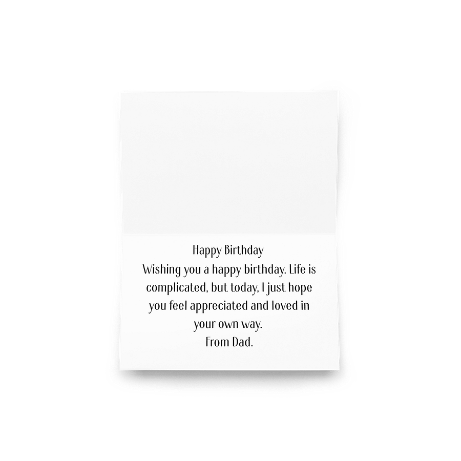 Birthday card - General tone product image (3)