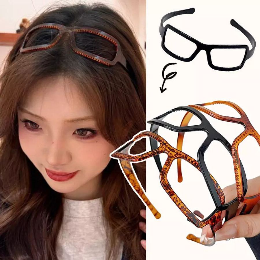 Sunglasses Frame Shape Hair Hoop Glasses Hairband For Women Girl Sweet GXC product image (3)