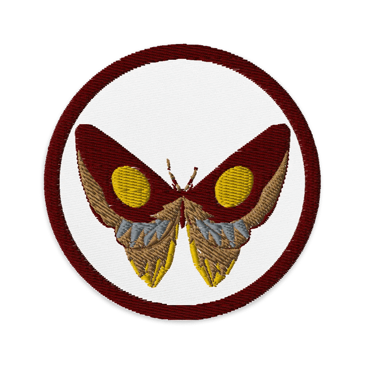 Bright Brown Butterfly Embroidered Patch product image (9)