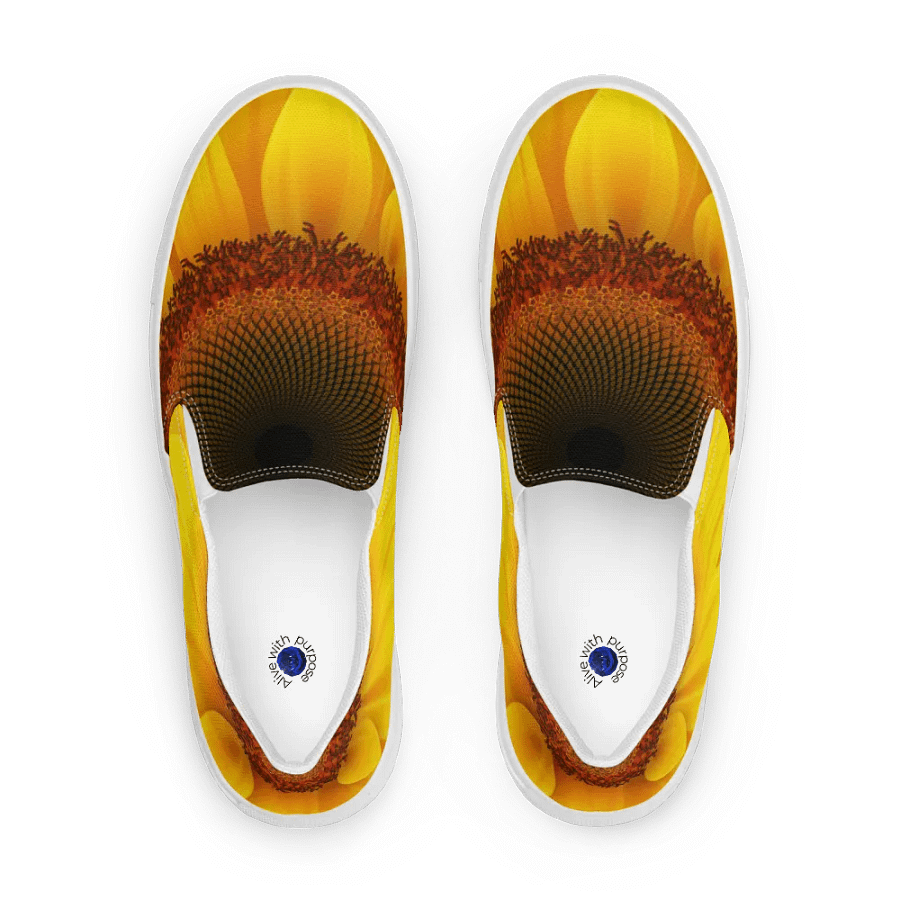 Sunflower Symphony Slip-Ons product image (3)