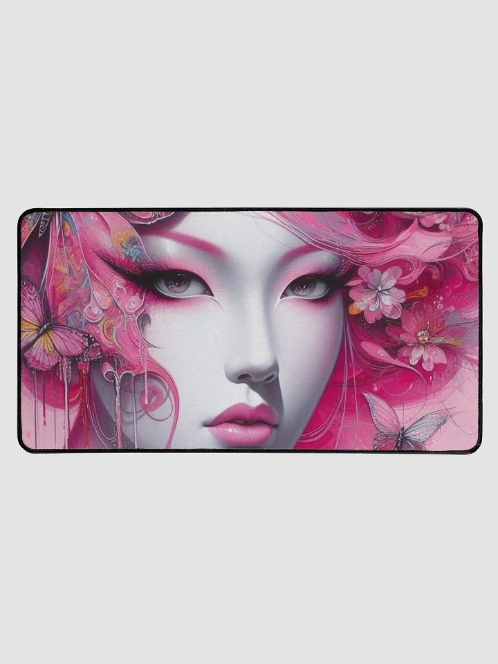 Pink Butterfly Desk Mat product image (1)