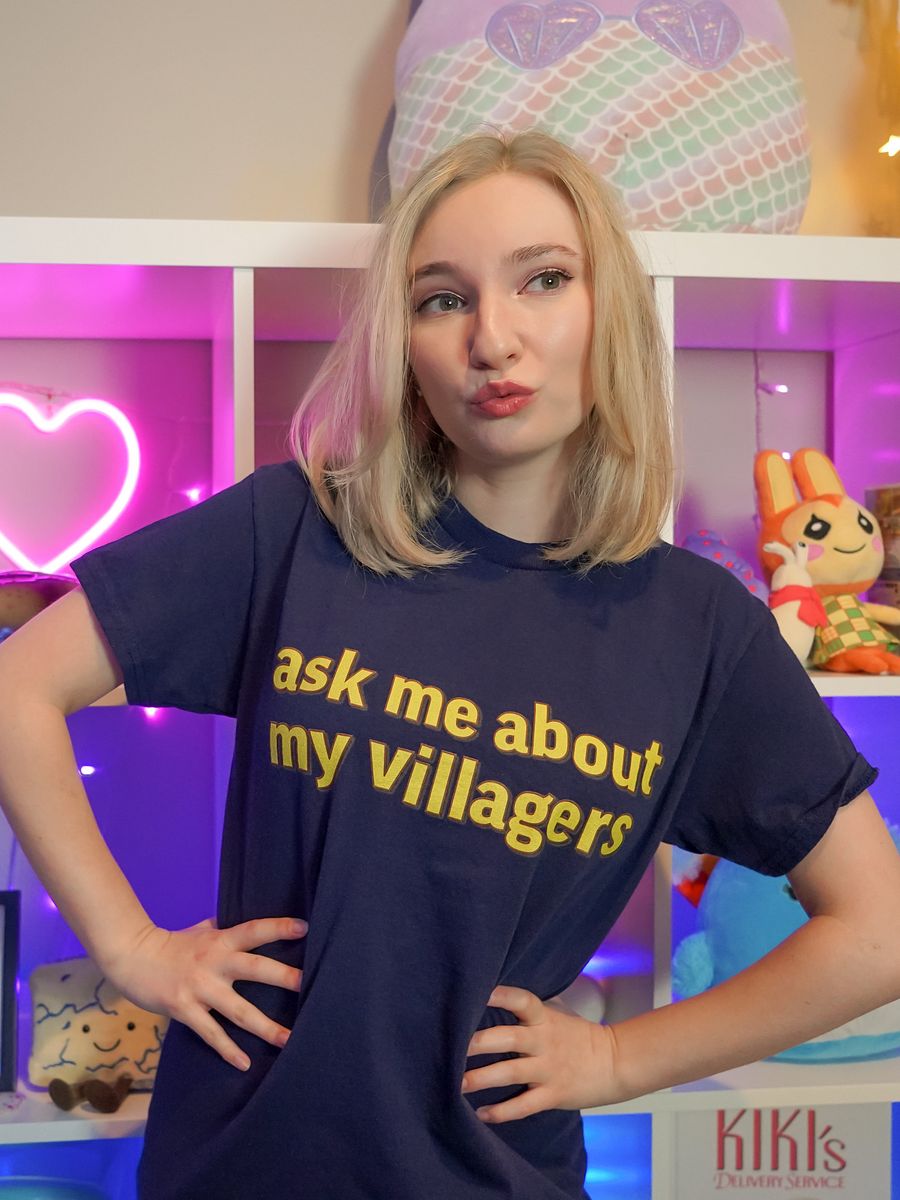 Ask Me About My Villagers T Shirt product image (2)