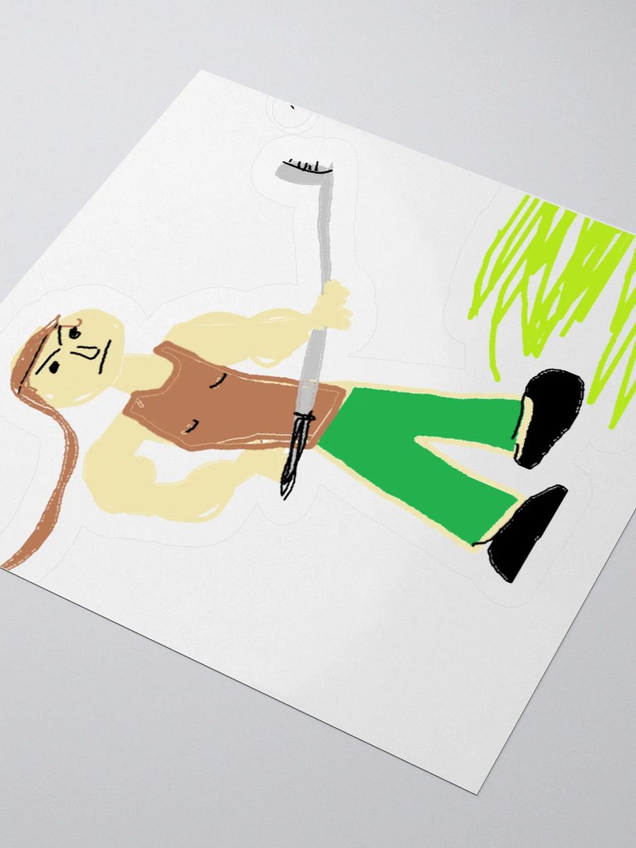 Abby Playing Golf Sticker product image (3)