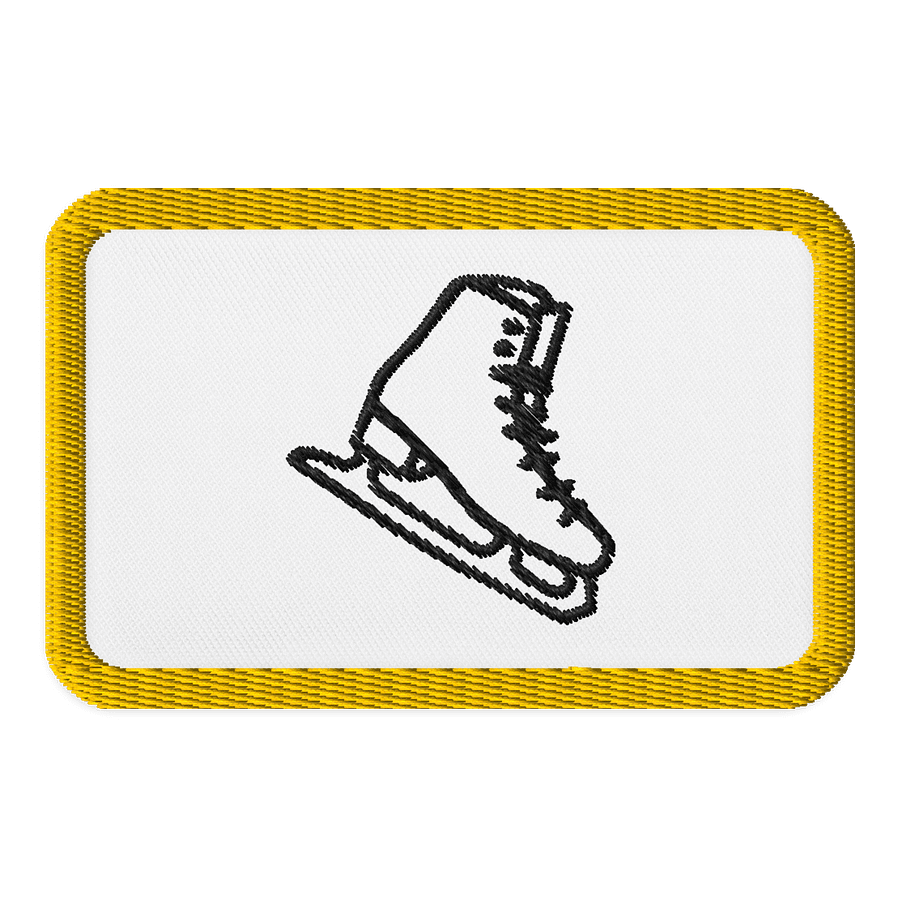 Ice Skating Embroidered Patches product image (1)