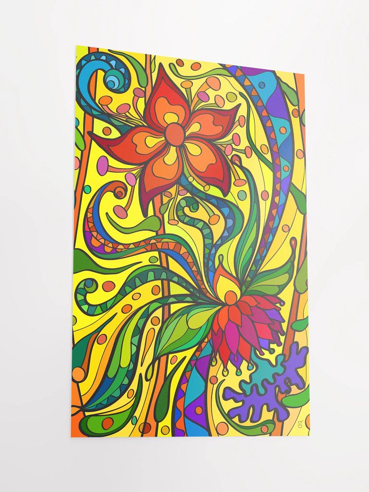 Vibrant Matte Poster: Elevate Your Space - Bright Starfish product image (2)