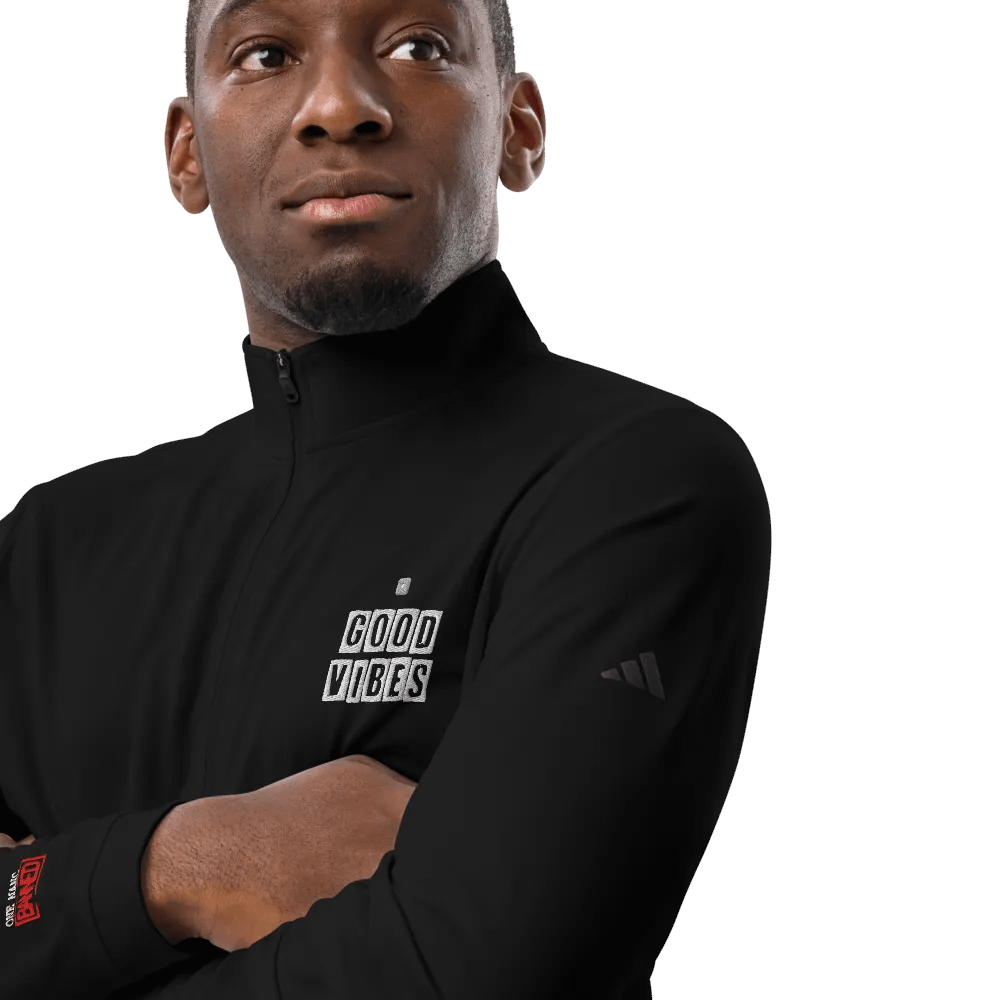 Adidas Quarter-Zip Pullover - Good Vibes & One Manc Banned product image (11)