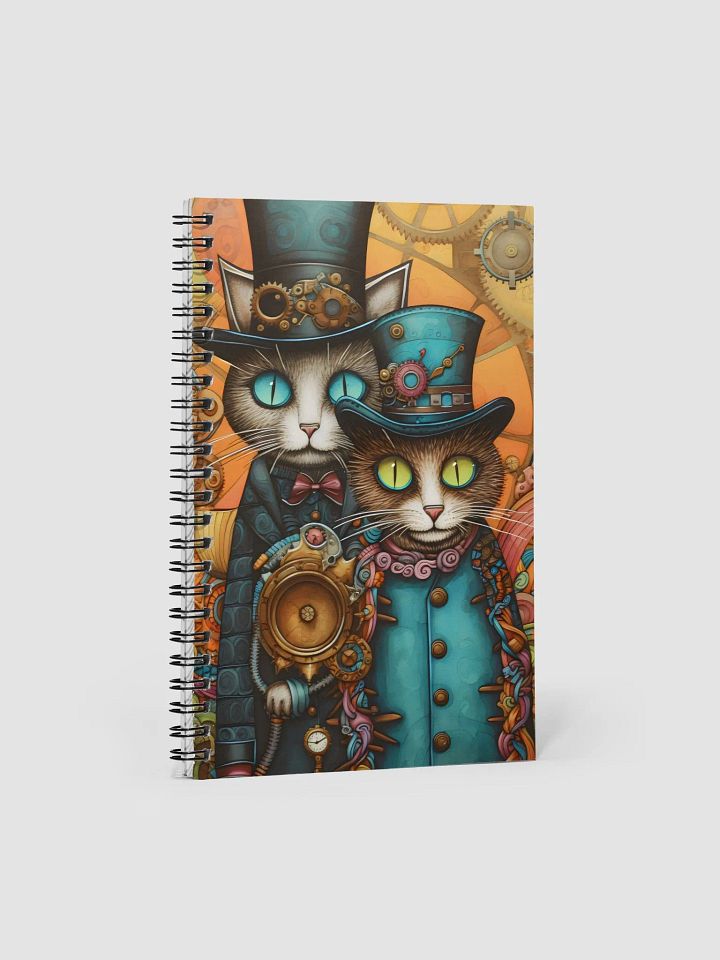Steampunk Cats Spiral Notebook product image (1)