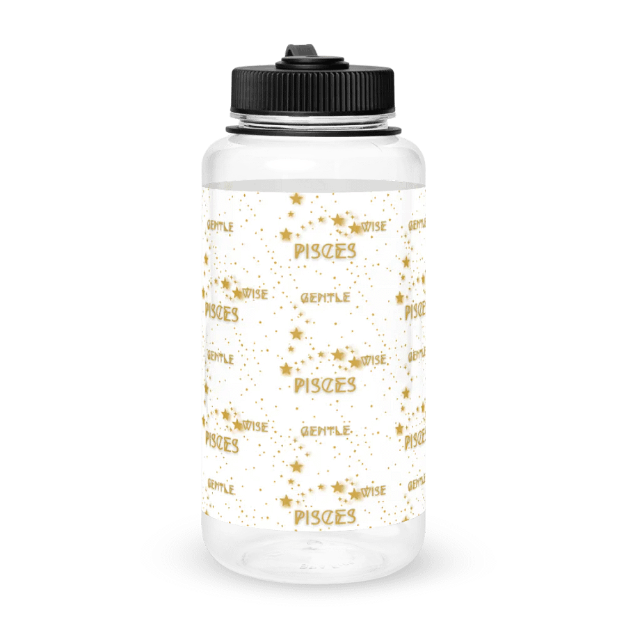 Pisces, Gentle & Wise, Water Bottle product image (3)