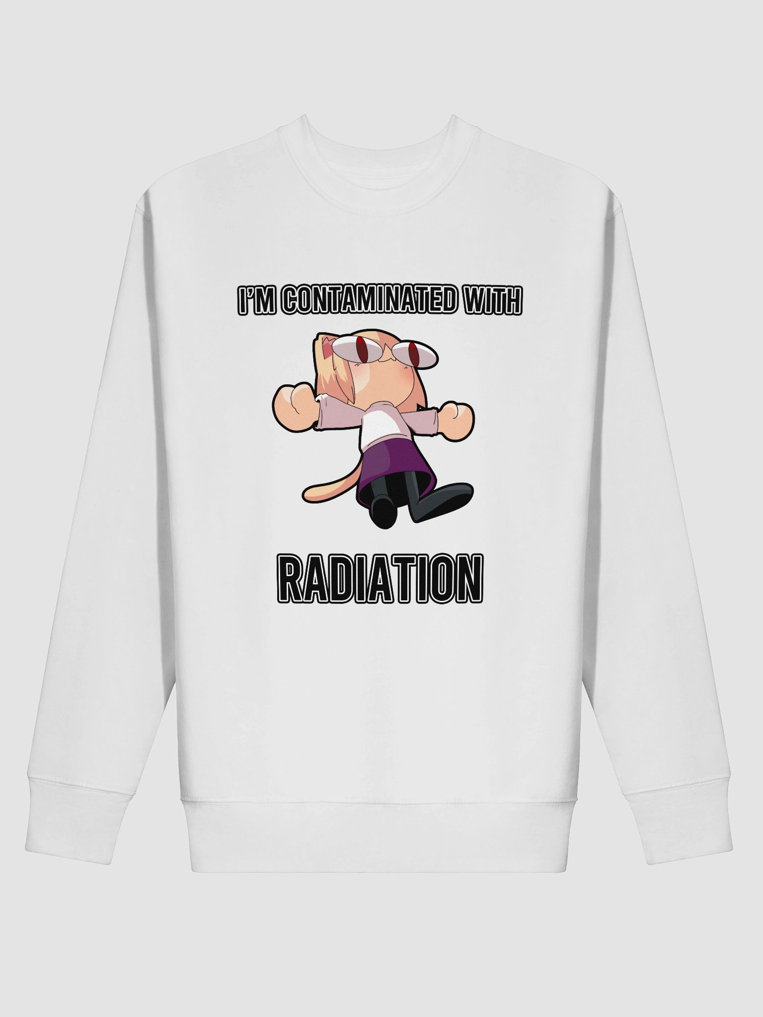 Neco Arc - I am contaminated with radiation (Sweatshirt) product image (2)