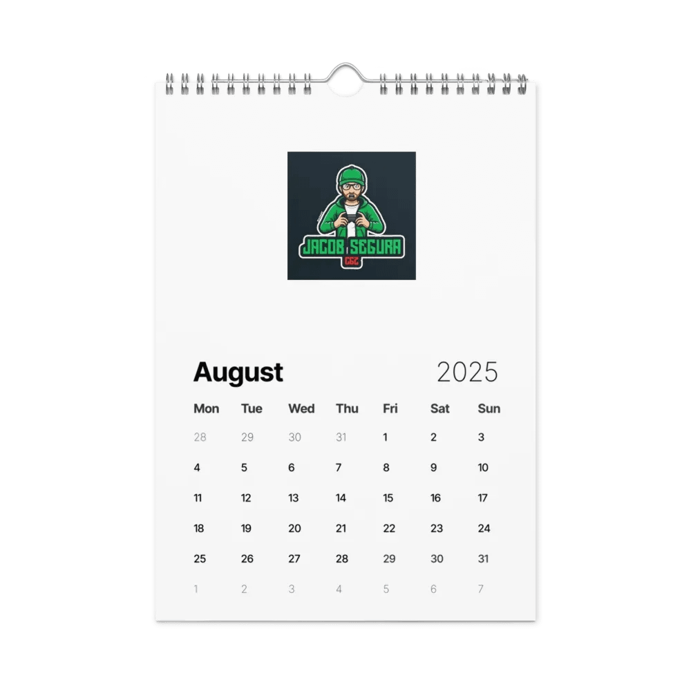 Jacob segura CGZ 2025 Calendar product image (2)