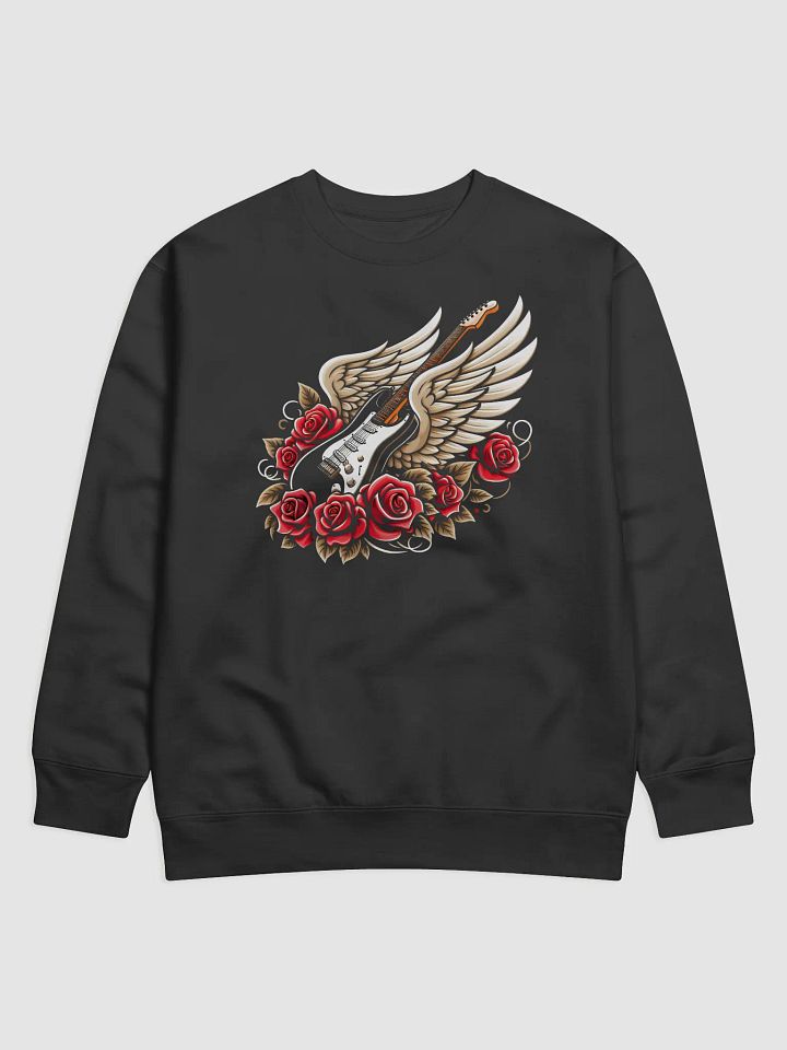 Angel Winged Guitar Sweatshirt product image (1)