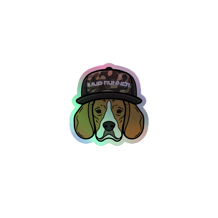 Mud Runner Dog Holographic Sticker Sheet product image (1)