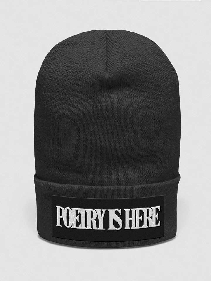 poetry is here - beanie hug hat product image (1)