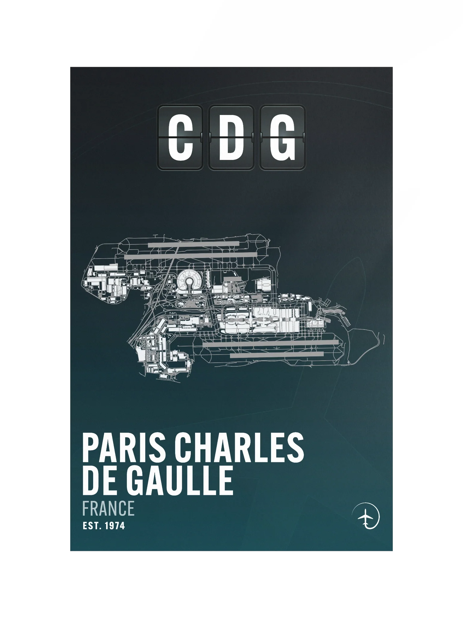 Paris CDG Poster product image (1)