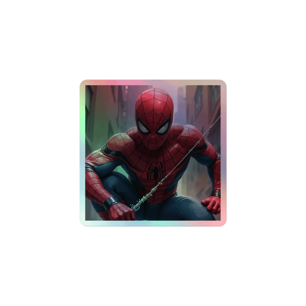 Web-Slinging Superhero Holographic Sticker Sheet product image (1)