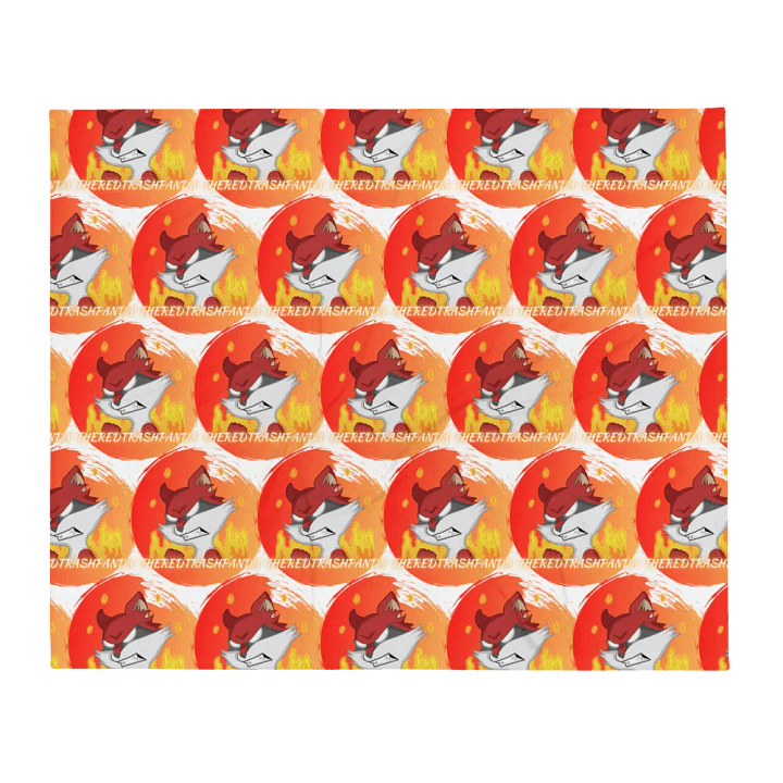 Red Trash Panda Rage Emote Blanket product image (2)