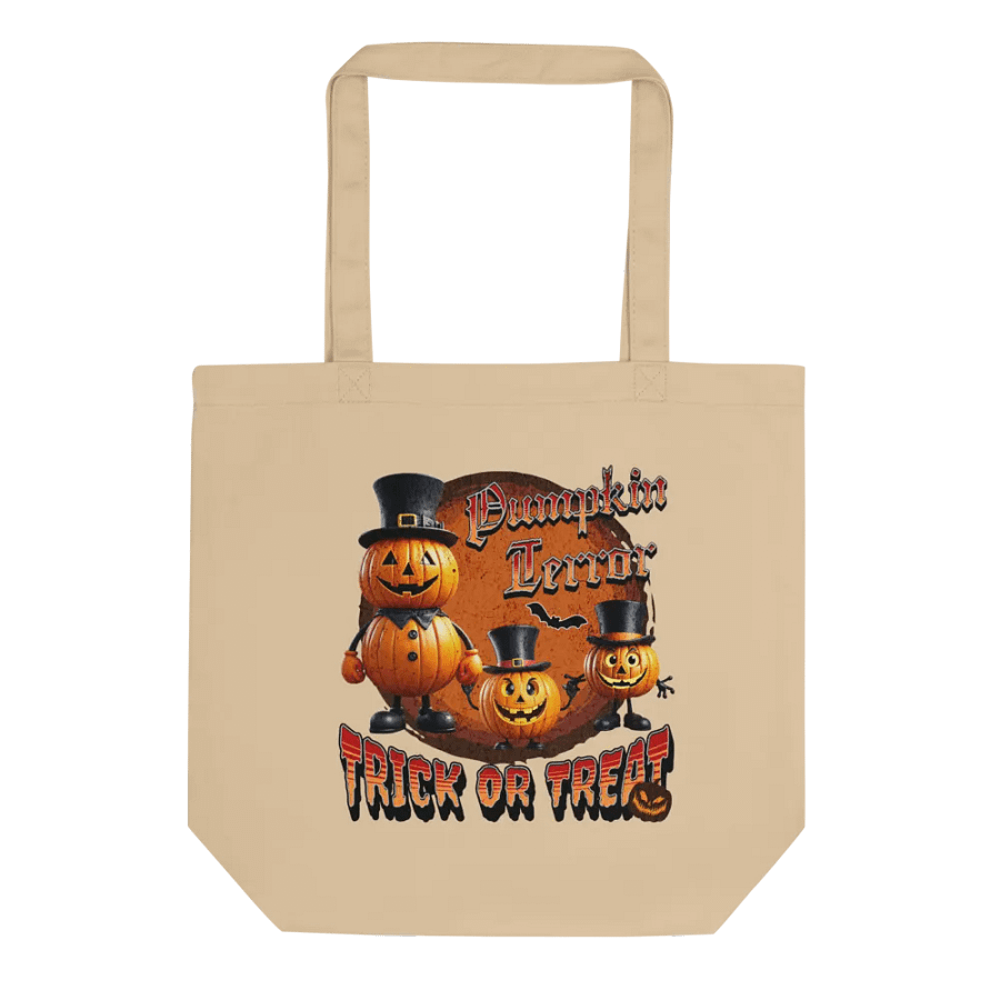 Pumpkin Terror Trick Or Treat Tote Bag product image (1)