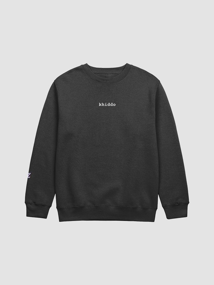 Women's Khiddo Name & Logo Sweatshirt (Black) product image (1)