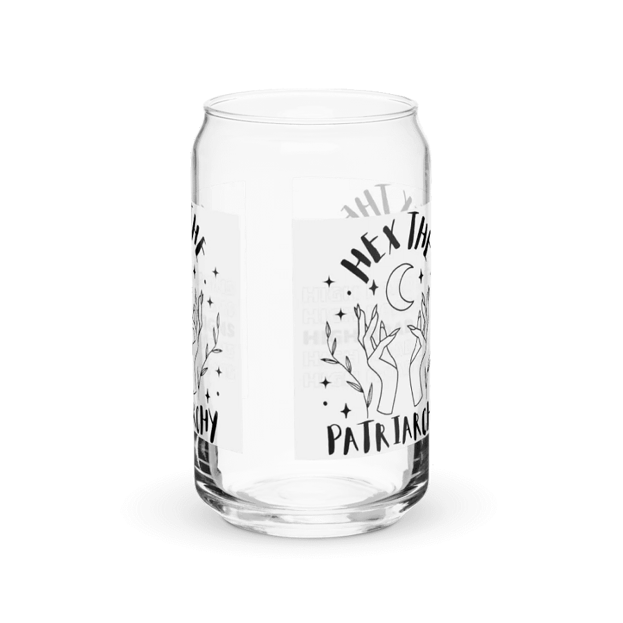 Hex The Patriarchy glass cup product image (39)
