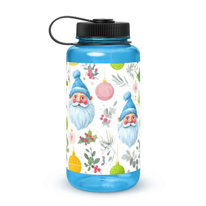Cheerful Christmas Characters Wide Mouth Water Bottle product image (3)
