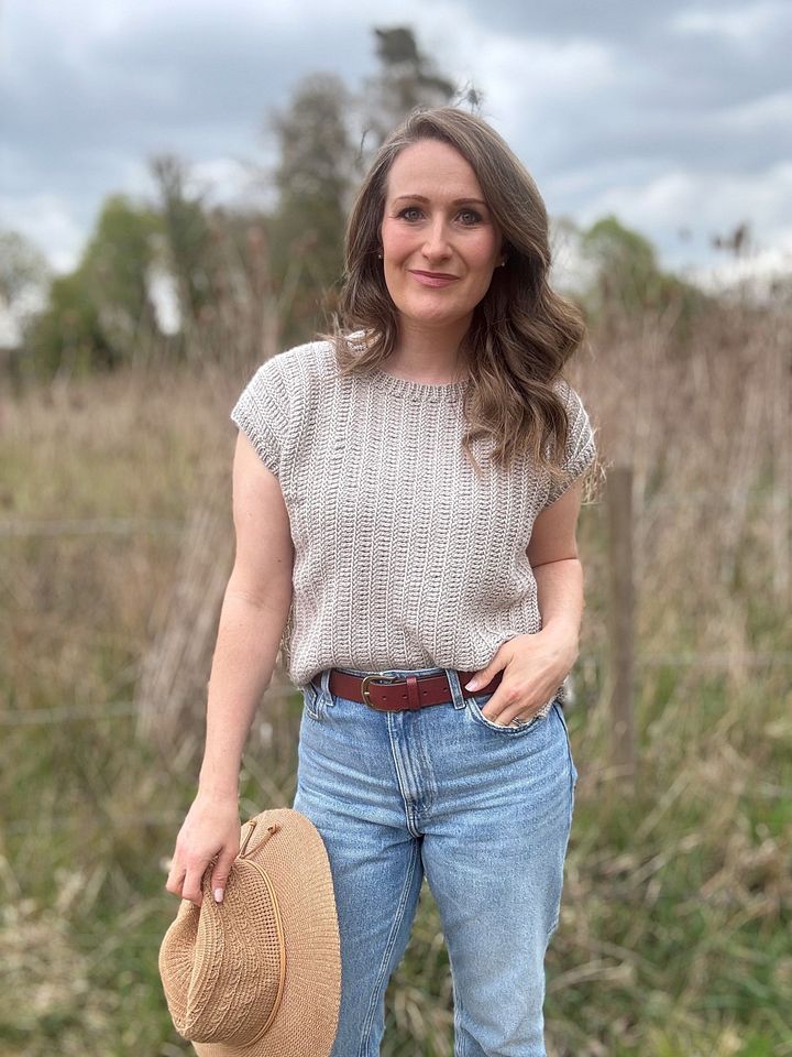CROCHET PATTERN & VIDEO / Treble Tee Top Pattern, Sizes Xs-5X, Video Tutorial, Comfy, Easy Summer T Shirt Pattern product image (1)