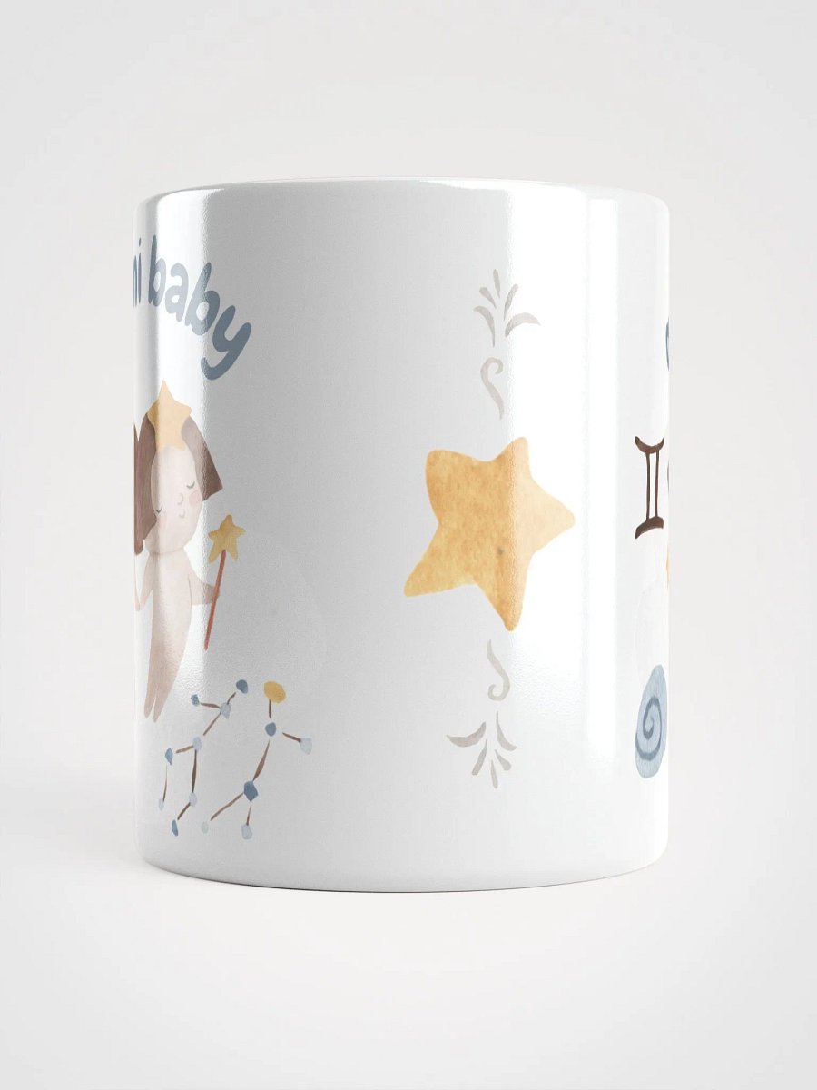 Gemini Baby May 21- June 21 WHITE GLOSSY MUG Baby Gift, New Baby Gift, Fun Astrology Gift product image (6)