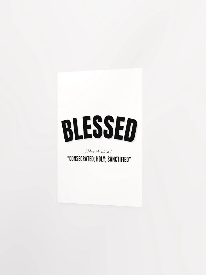 BLESSED PHONETIC POSTER product image (18)