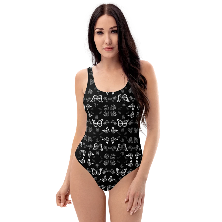 Black And White Butterfly Swimsuit product image (7)