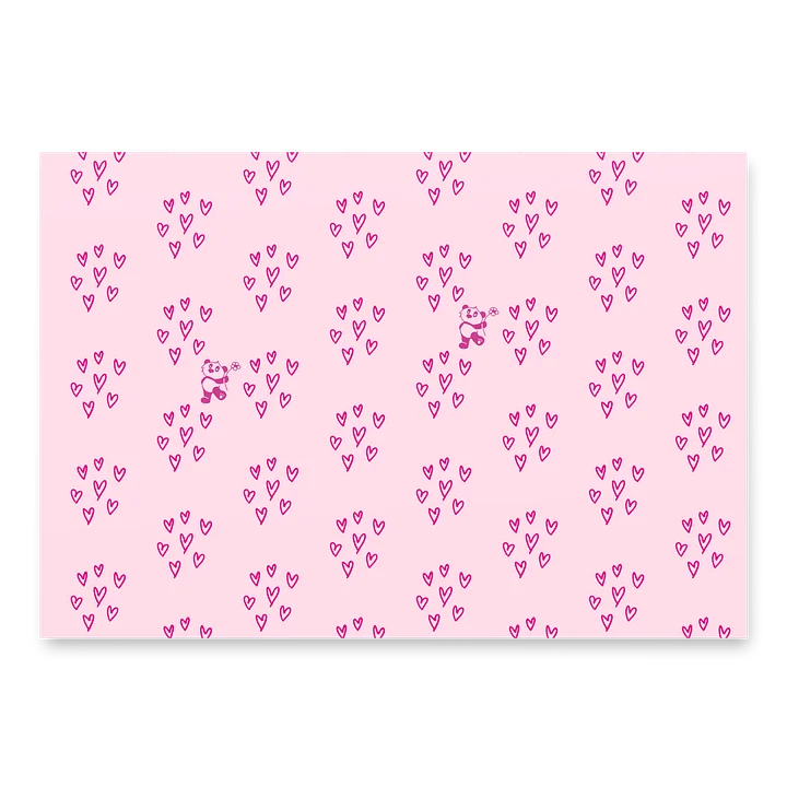 Heart & Bear Wrapping Paper product image (2)