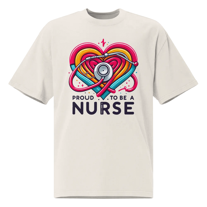 Heartbeat Pride Nurse Tee product image (3)