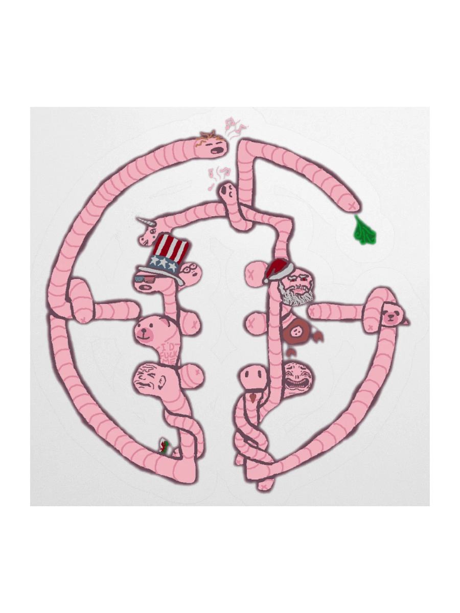 Worm Theme Sticker product image (3)