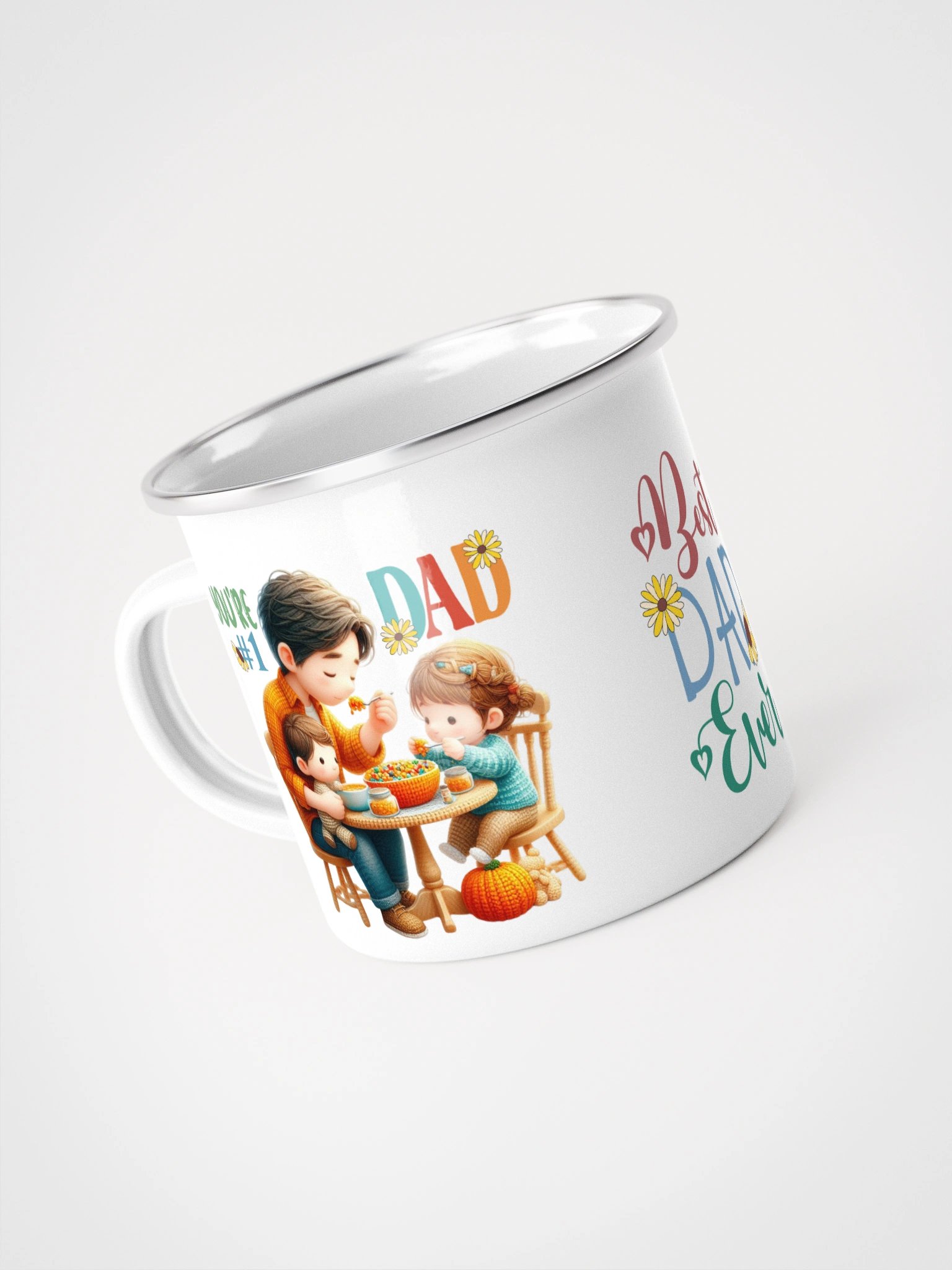 You're #1 Dad Enamel Mug product image (4)